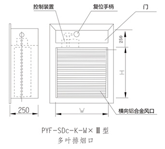 多葉排煙口